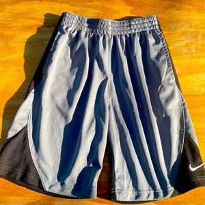 Nike dri-fit athletic shorts. Size youth Large.